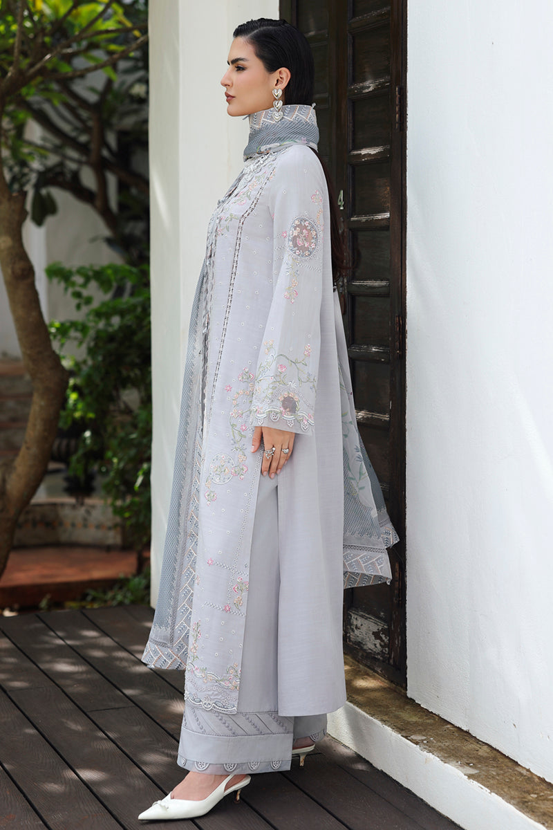 Qalamkar | Q Linen 25 | KL-02 HAZE