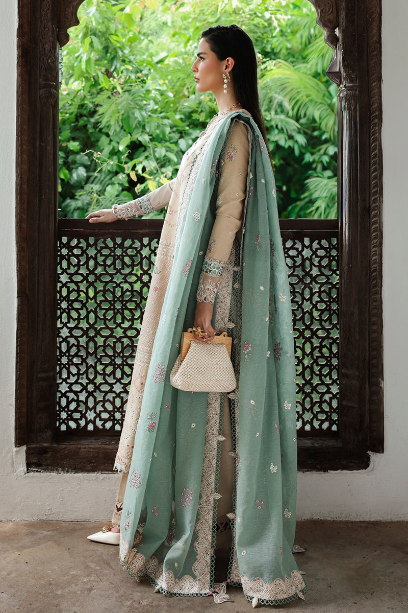 Qalamkar | Q Linen 25 | KL-07 WHISPER