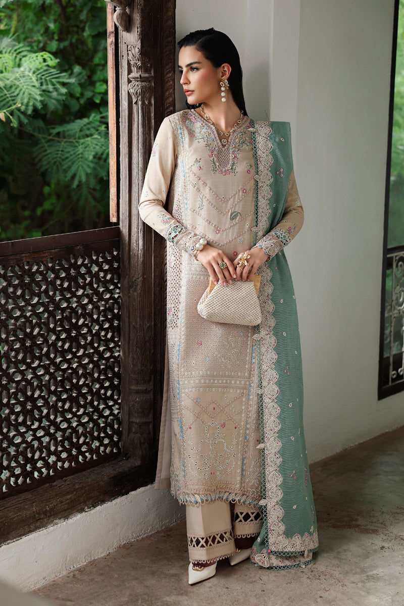 Qalamkar | Q Linen 25 | KL-07 WHISPER