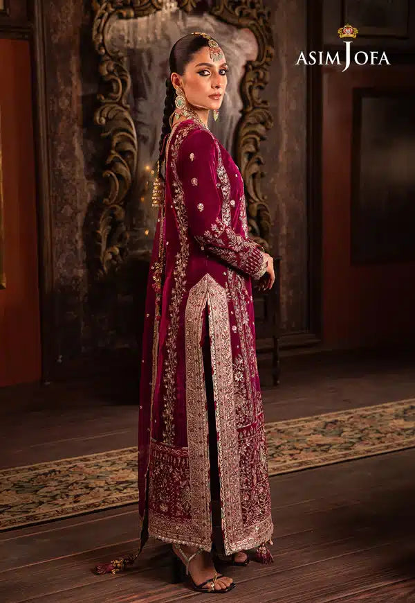 Asim Jofa | Makhmal Wedding Velvet 23 | AJMM-03 - House Of Anaya