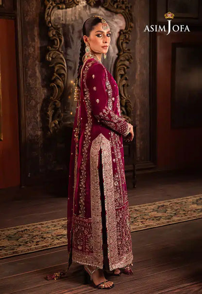 Asim Jofa | Makhmal Wedding Velvet 23 | AJMM-03 - House Of Anaya