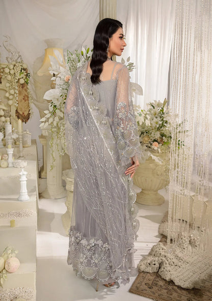 Elaf Premium | Evara Formals 24 | EFE-04 DOVE - House Of Anaya