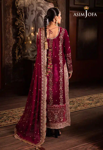 Asim Jofa | Makhmal Wedding Velvet 23 | AJMM-03 - House Of Anaya