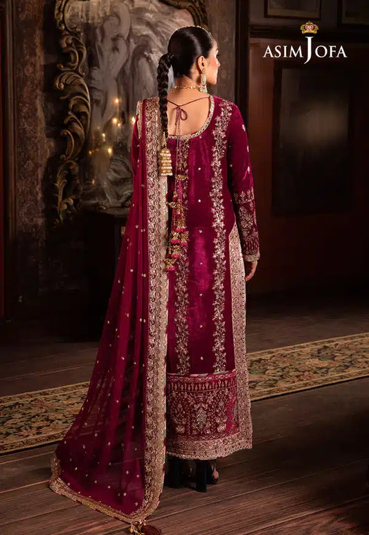 Asim Jofa | Makhmal Wedding Velvet 23 | AJMM-03 - House Of Anaya