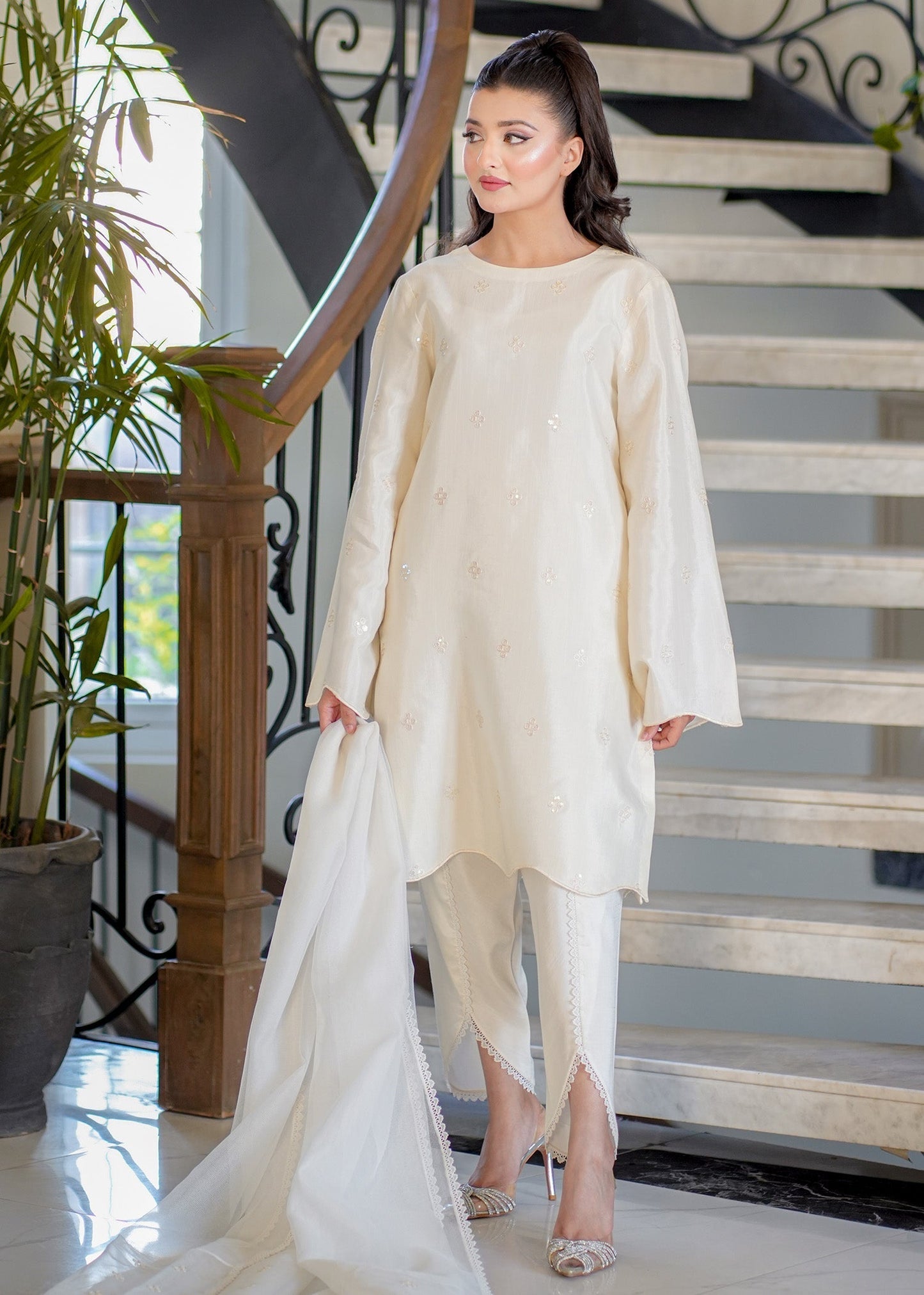 Fozia Khalid | Silk Spire | BLISS - House Of Anaya