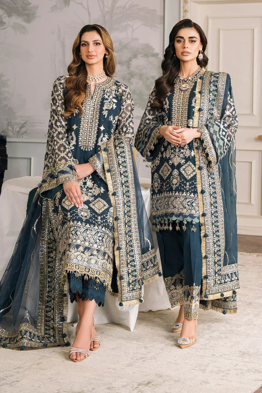 Baroque | Chantelle Embroidered Collection | CH12-01 - House Of Anaya