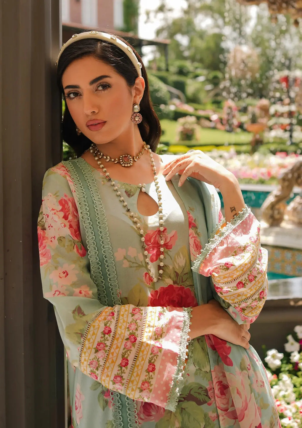 Elaf Premium | Printed Collection 24 | EEP-01A - Frostie - House Of Anaya