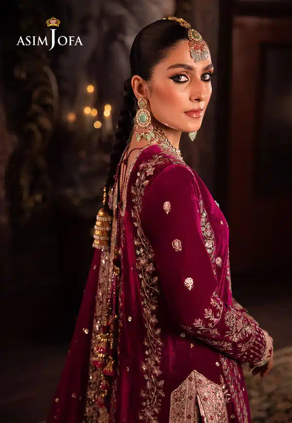 Asim Jofa | Makhmal Wedding Velvet 23 | AJMM-03 - House Of Anaya
