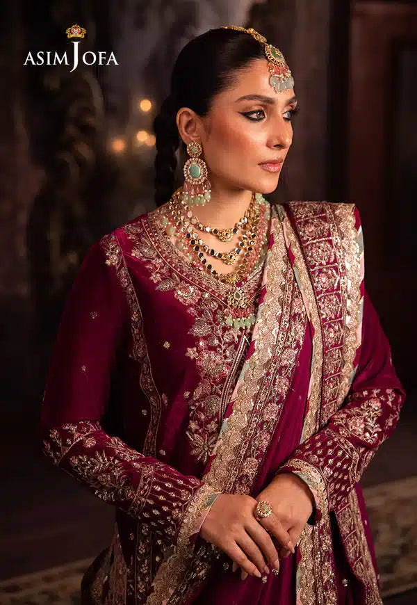 Asim Jofa | Makhmal Wedding Velvet 23 | AJMM-03 - House Of Anaya