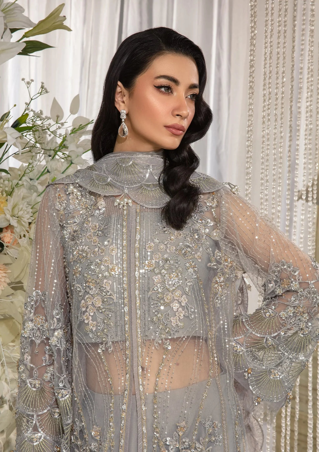Elaf Premium | Evara Formals 24 | EFE-04 DOVE - House Of Anaya
