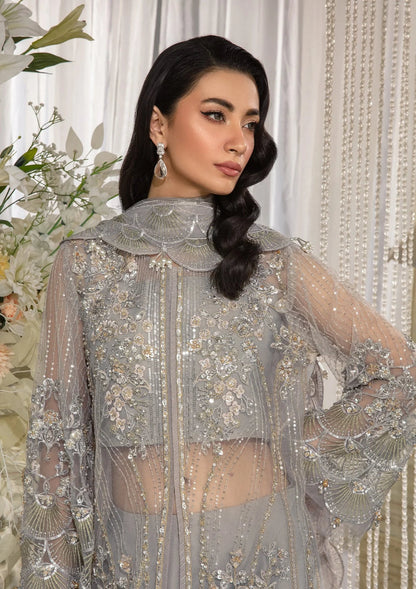 Elaf Premium | Evara Formals 24 | EFE-04 DOVE - House Of Anaya