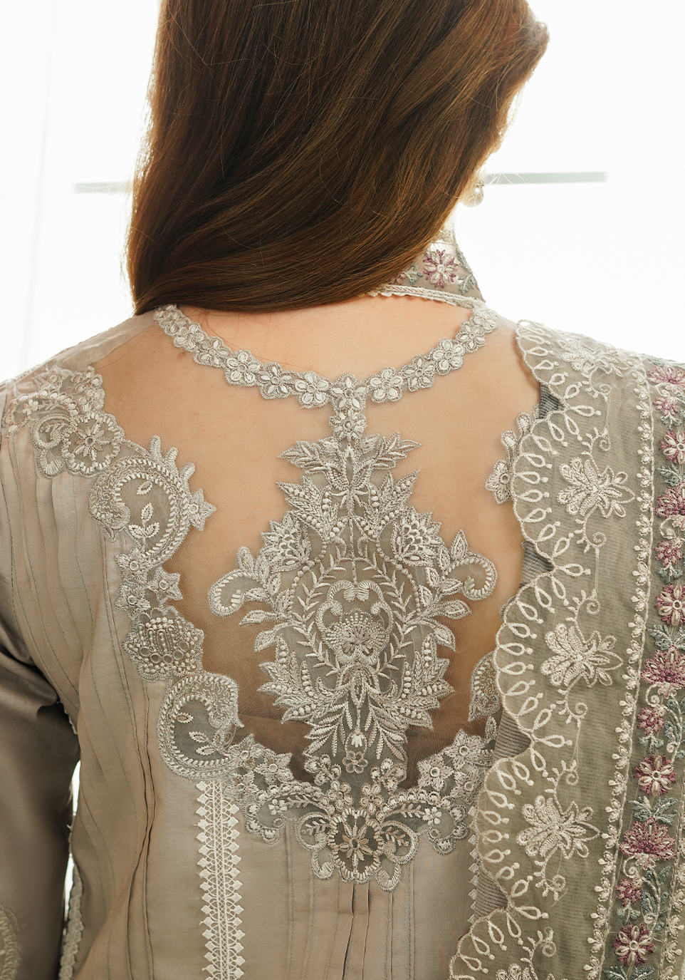 Zarqash | Tresor Luxury Lawn 24 | ZQT 002 ROSEMARY - House Of Anaya