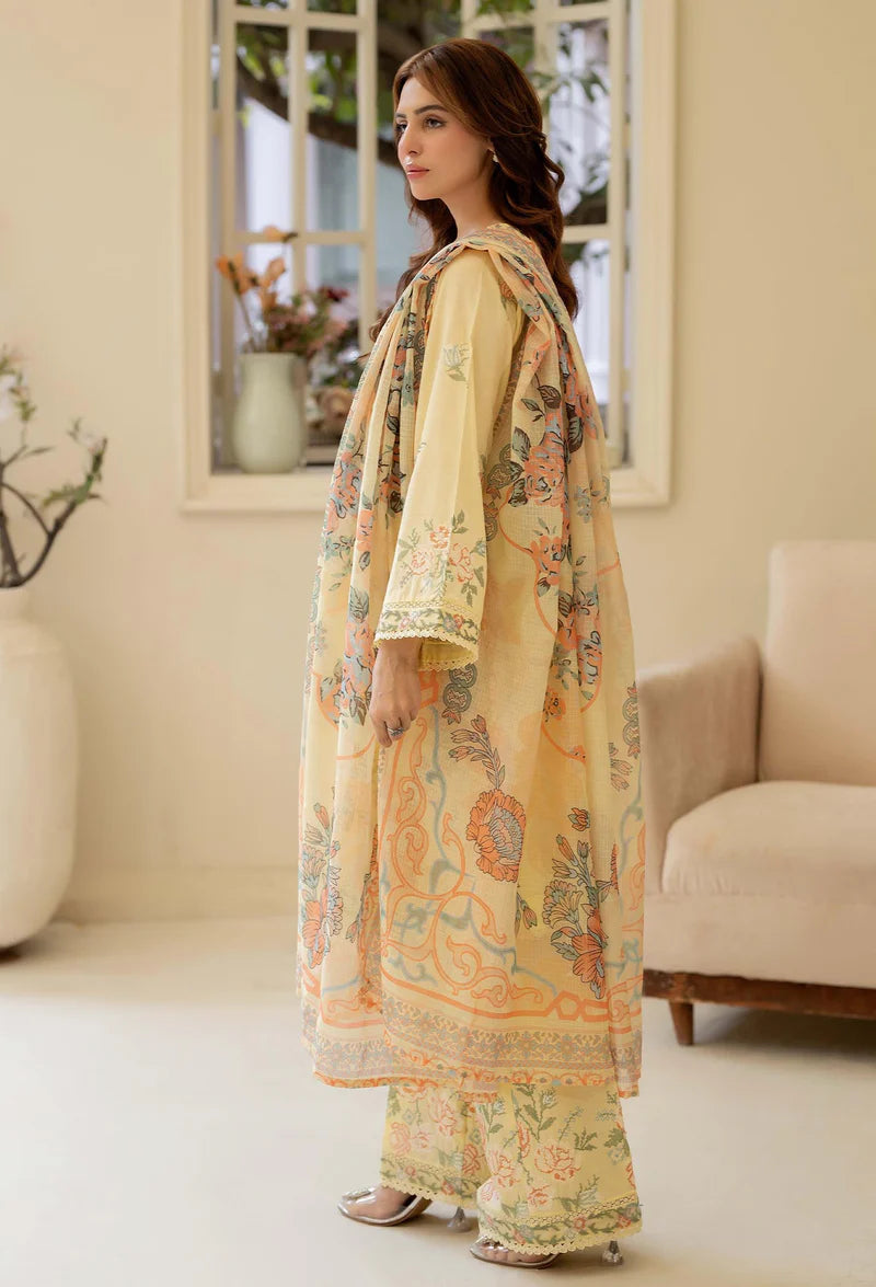 Adans Libas | Stitched Embroidered Lawn 3pc|LAWN 1212