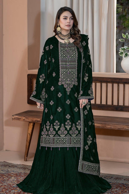 Raeesa Premium | Bareeza Velvet | VL-102