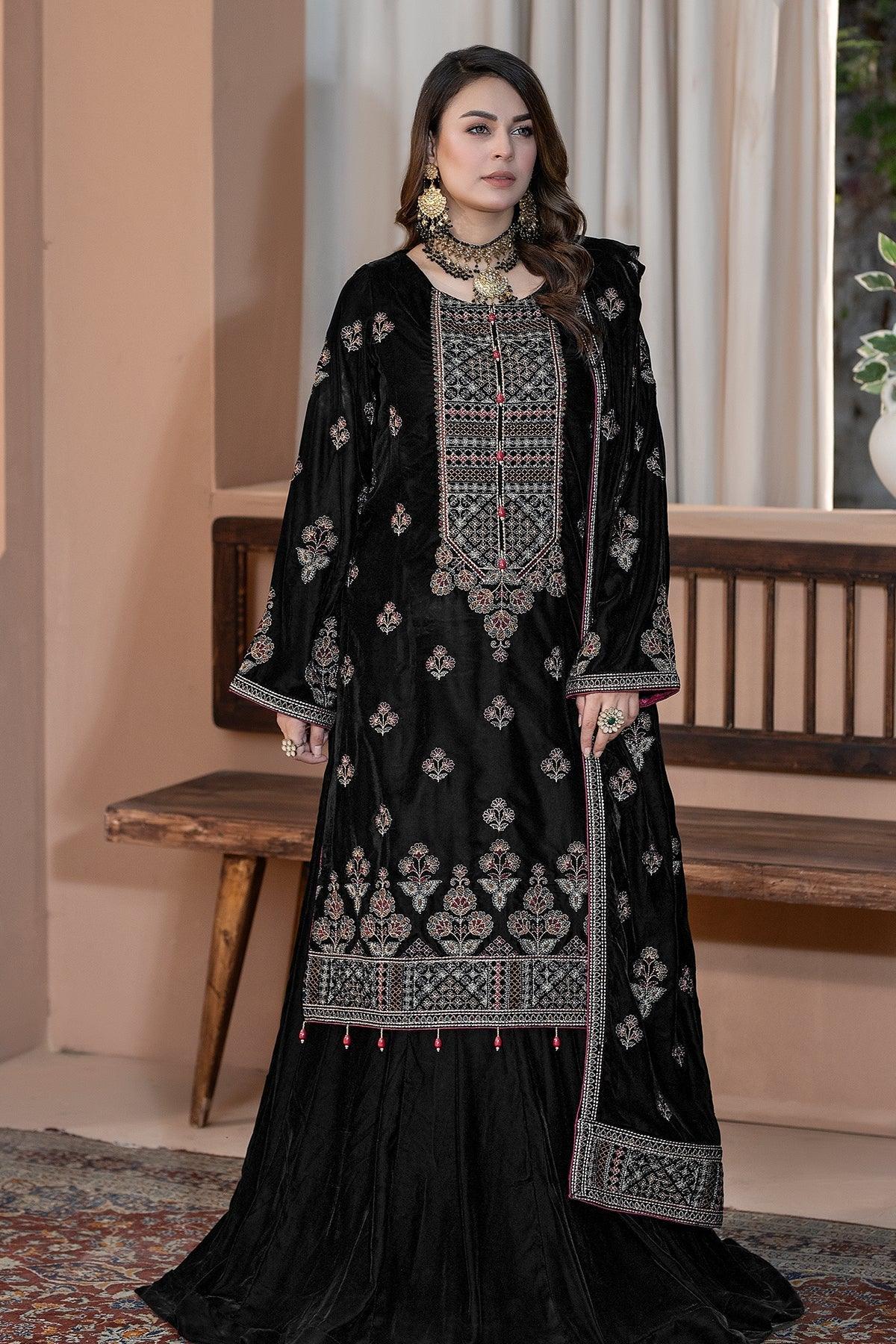 Raeesa Premium | Bareeza Velvet | VL-102