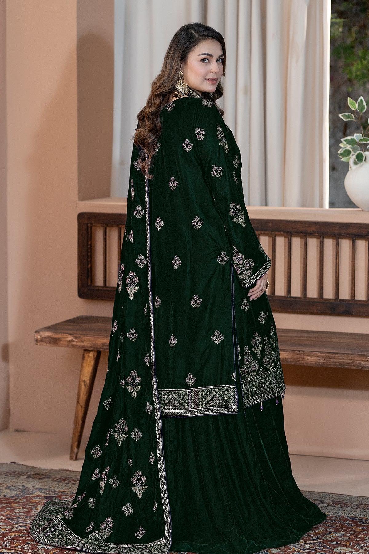 Raeesa Premium | Bareeza Velvet | VL-102