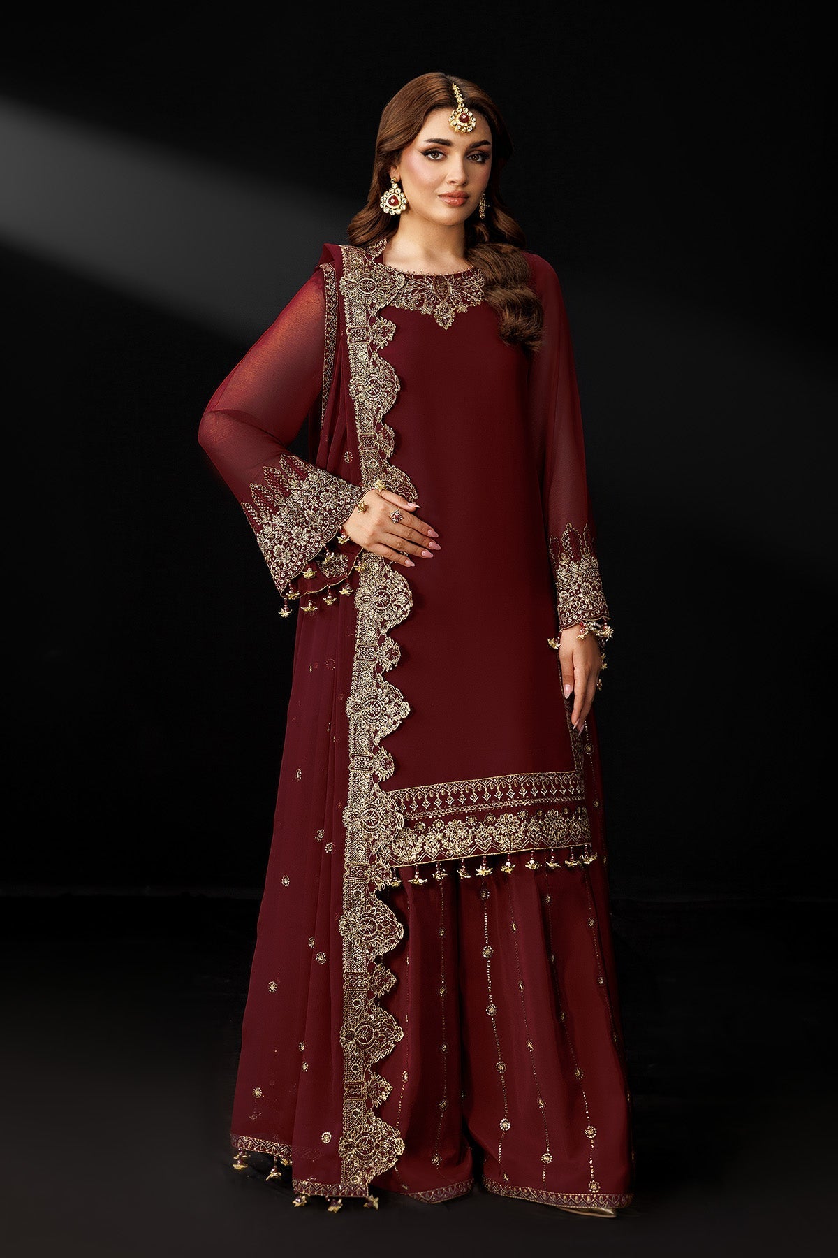 Alizeh | Dua Formals 26 | AF-DUA-3035-Marsala
