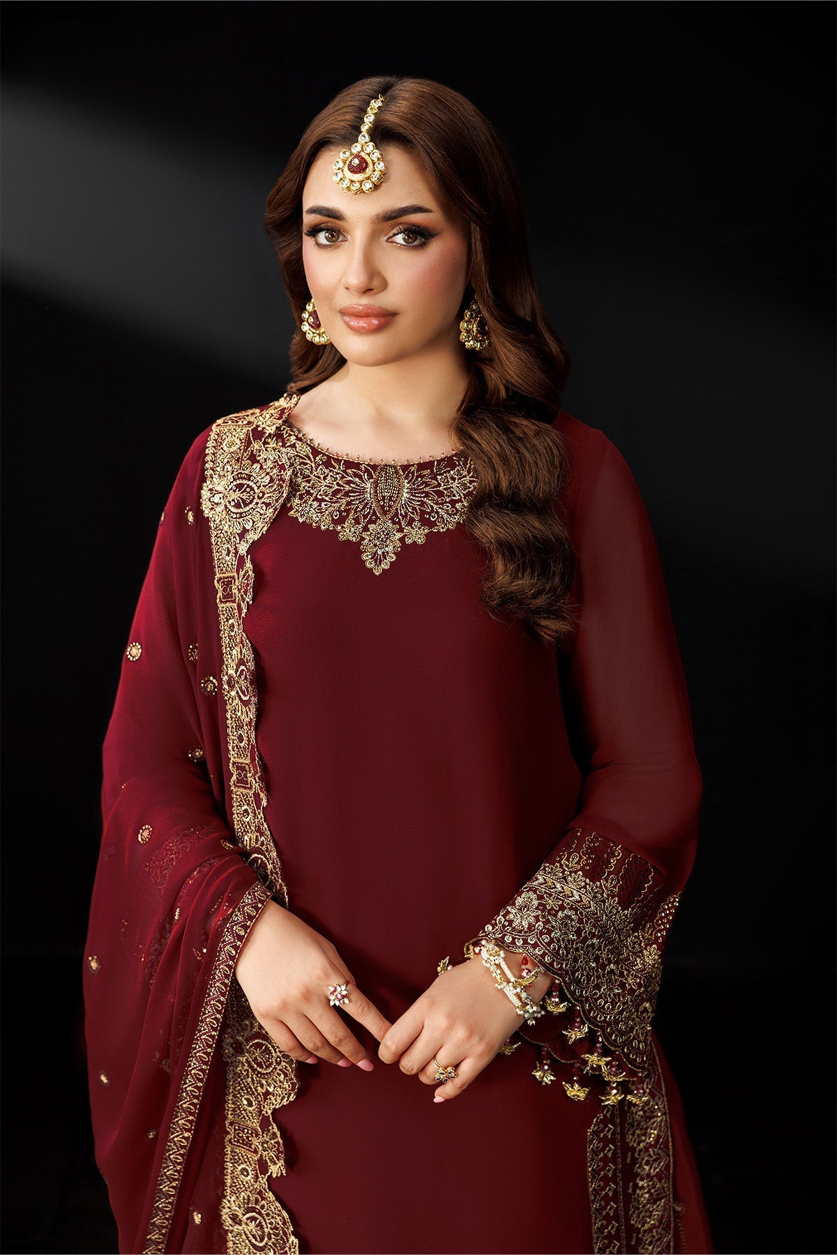 Alizeh | Dua Formals 26 | AF-DUA-3035-Marsala