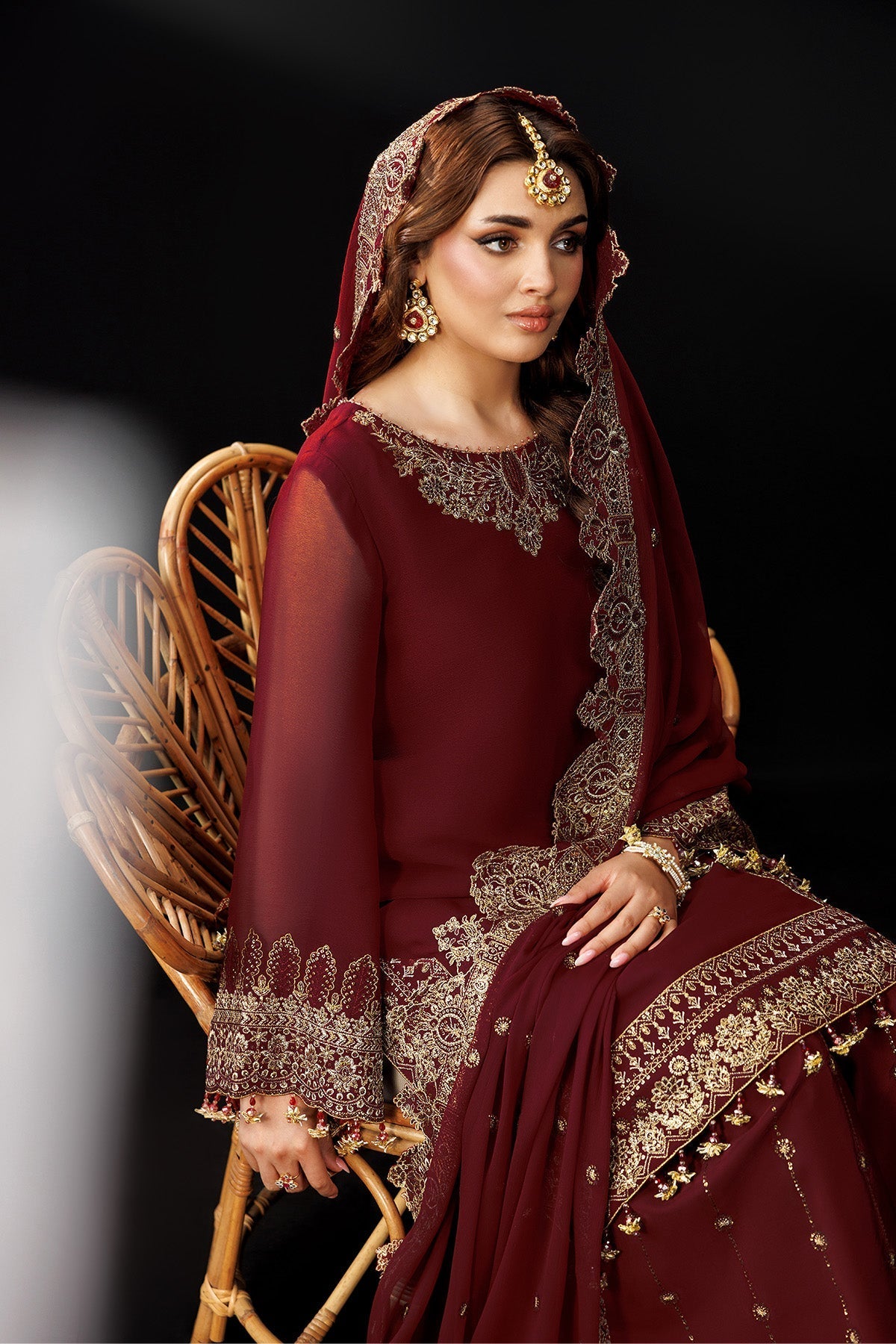 Alizeh | Dua Formals 26 | AF-DUA-3035-Marsala