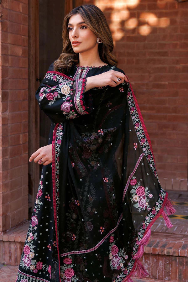 Farasha | Summer Weaves Embroidered lawn'26 | Ornate Noir