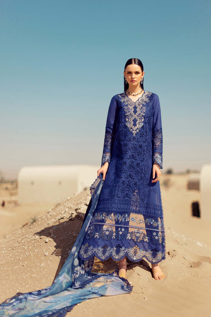 Noor By Saadia Asad | Eid Handwork Laserkari Lawn 24 | D12 - House Of Anaya