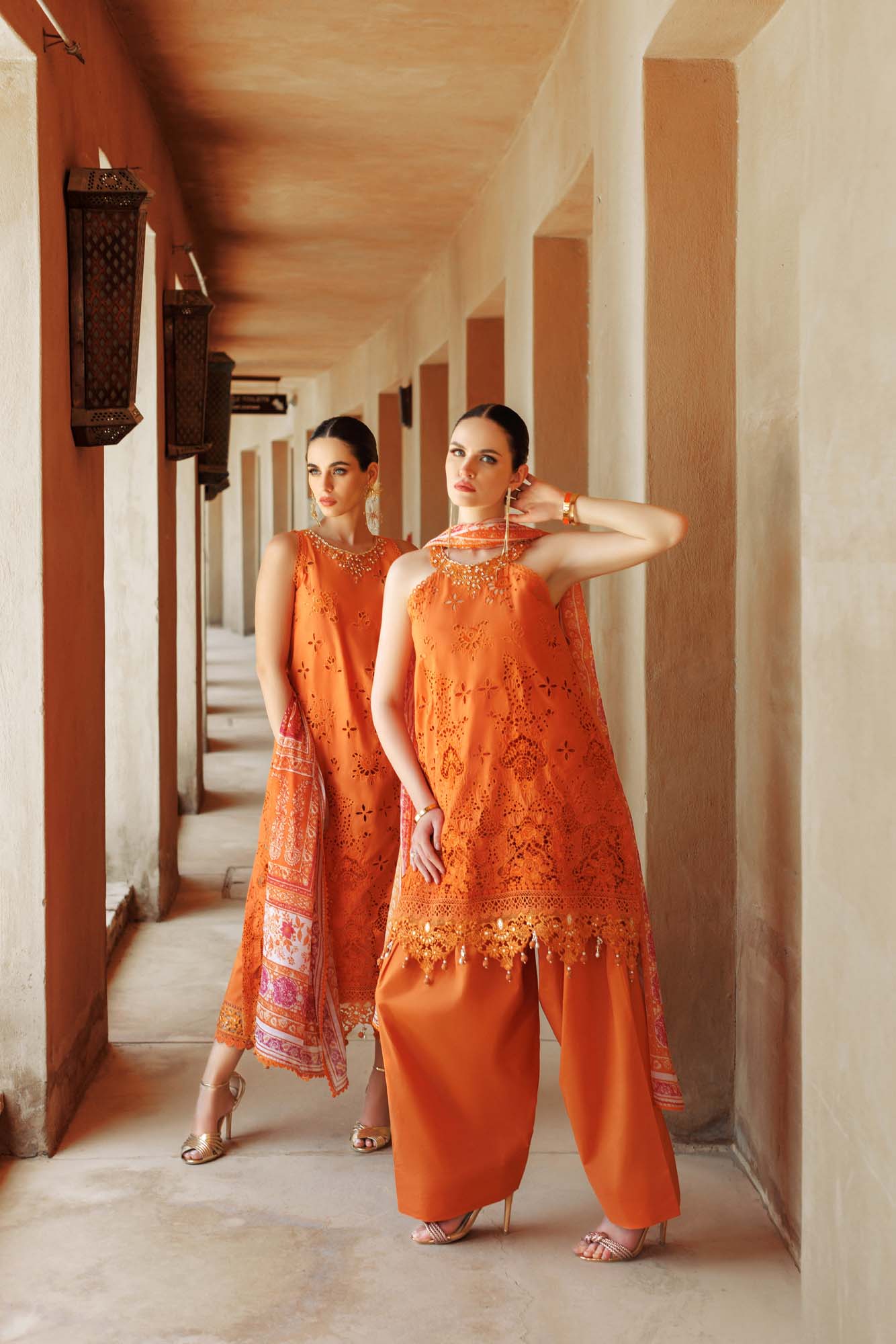 Noor By Saadia Asad | Eid Handwork Laserkari Lawn 24 | D11 - House Of Anaya