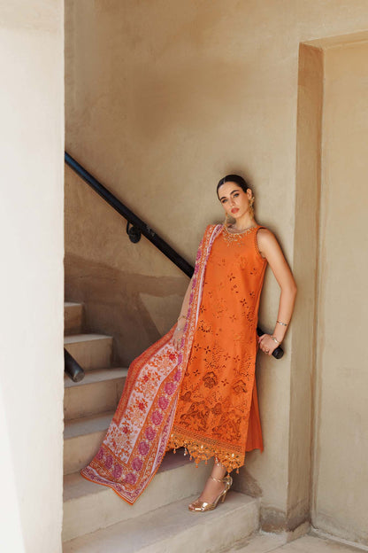 Noor By Saadia Asad | Eid Handwork Laserkari Lawn 24 | D11 - House Of Anaya