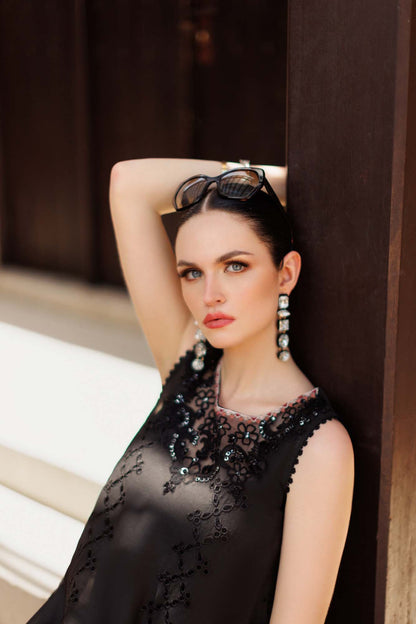 Noor By Saadia Asad | Eid Handwork Laserkari Lawn 24 | D6 - House Of Anaya