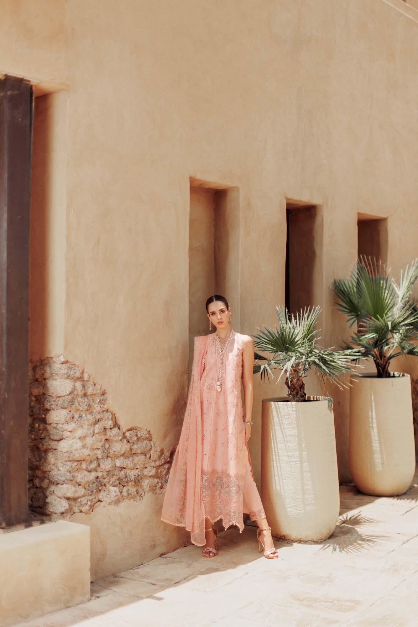 Noor By Saadia Asad | Eid Handwork Laserkari Lawn 24 | D10 - House Of Anaya