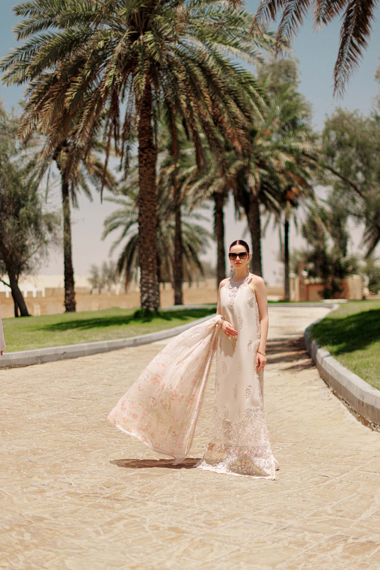 Noor By Saadia Asad | Eid Handwork Laserkari Lawn 24 | D2 - House Of Anaya