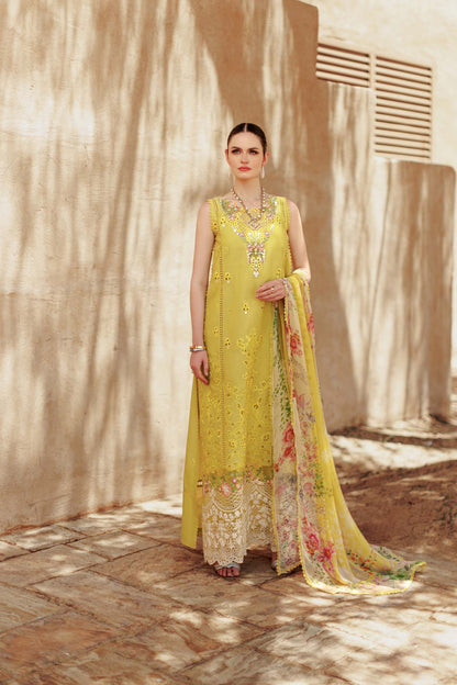 Noor By Saadia Asad | Eid Handwork Laserkari Lawn 24 | D1 - House Of Anaya
