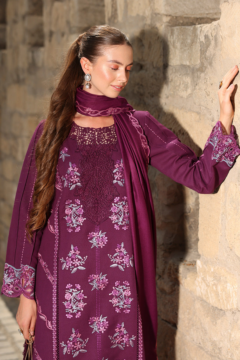Rangrasiya | Carnation Luxury Shawl Edit | Affogato