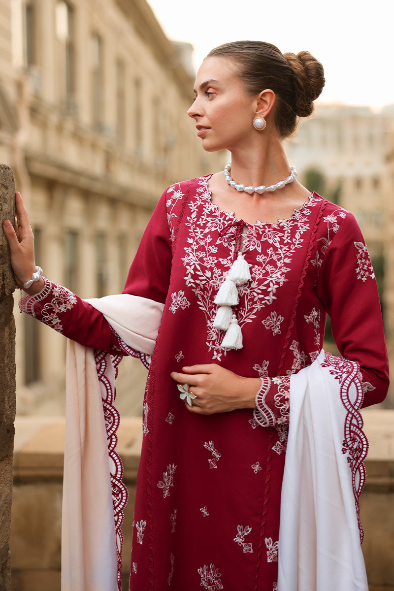 Rangrasiya | Carnation Luxury Shawl Edit | Rose