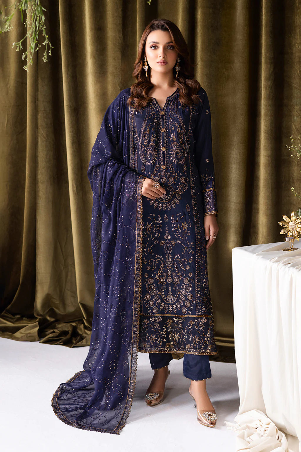 RAMSHA | Aangan Luxury Rawsilk Vol 01. | AA-103