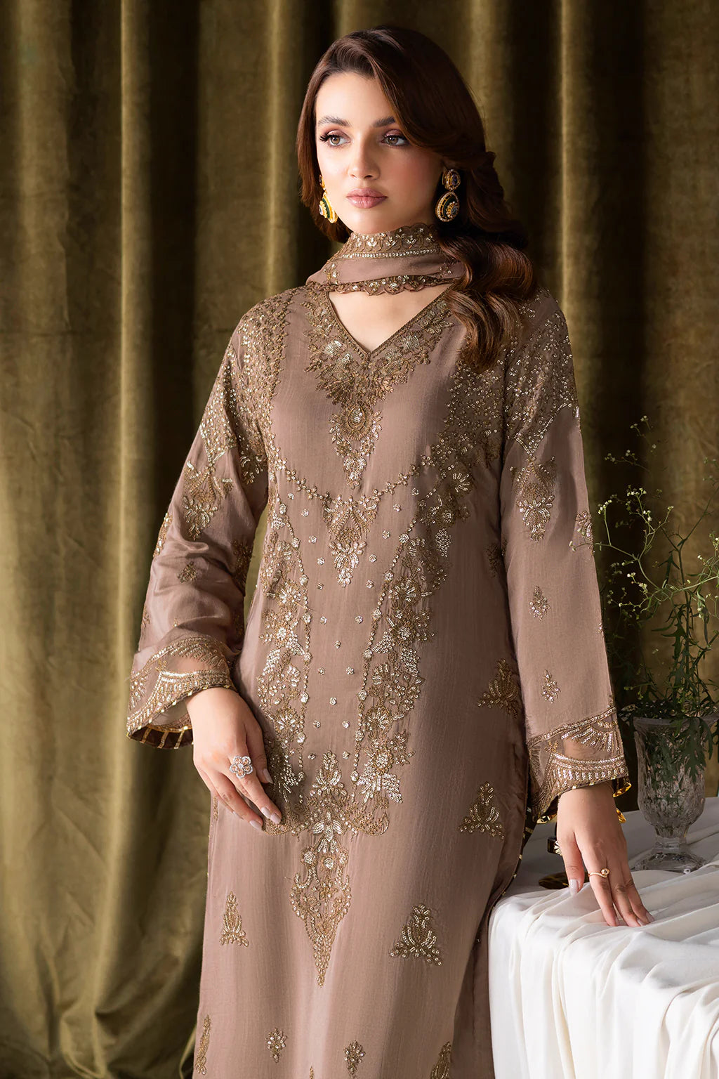 RAMSHA | Aangan Luxury Rawsilk Vol 01. | AA-110