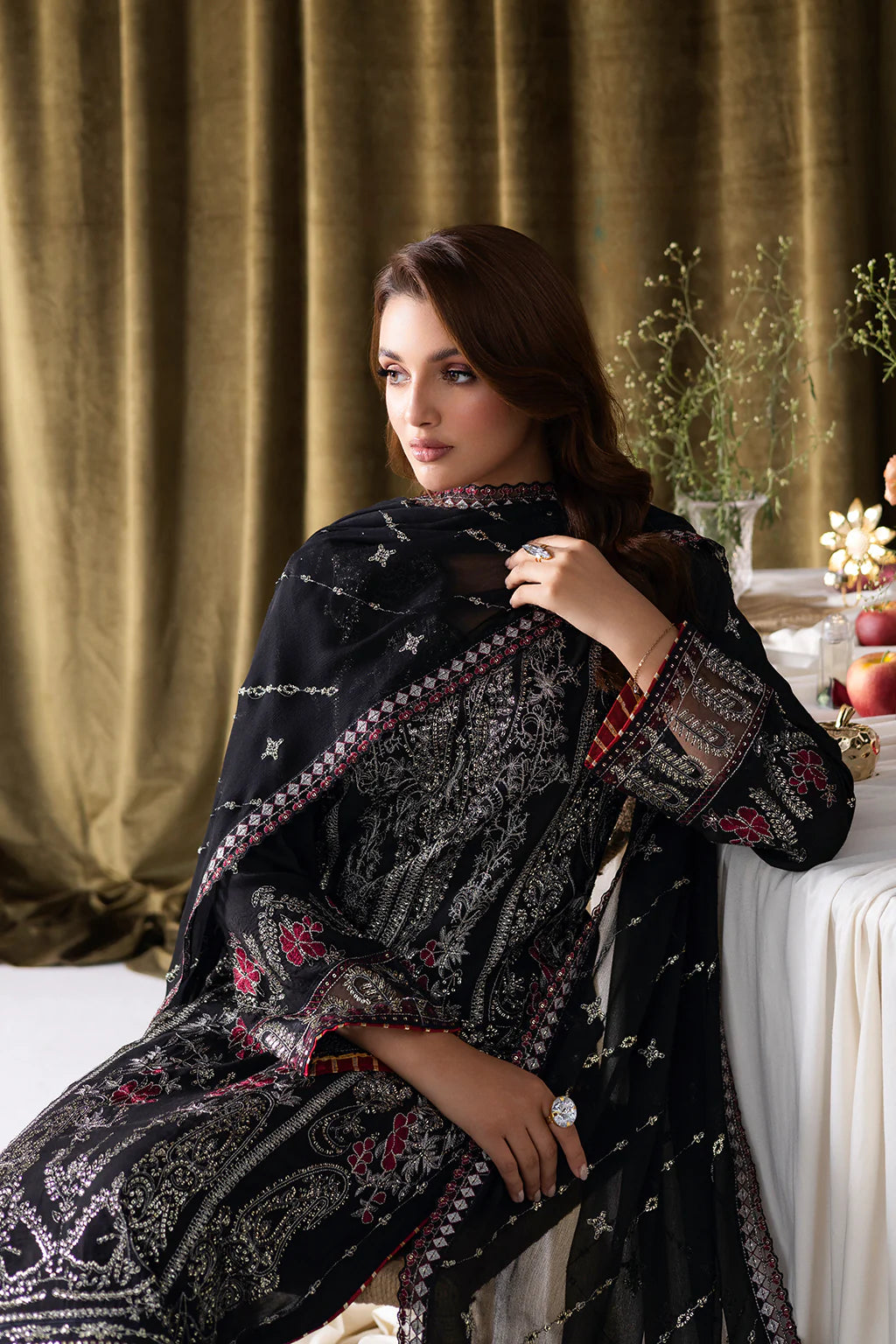 RAMSHA | Aangan Luxury Rawsilk Vol 01. | AA-105