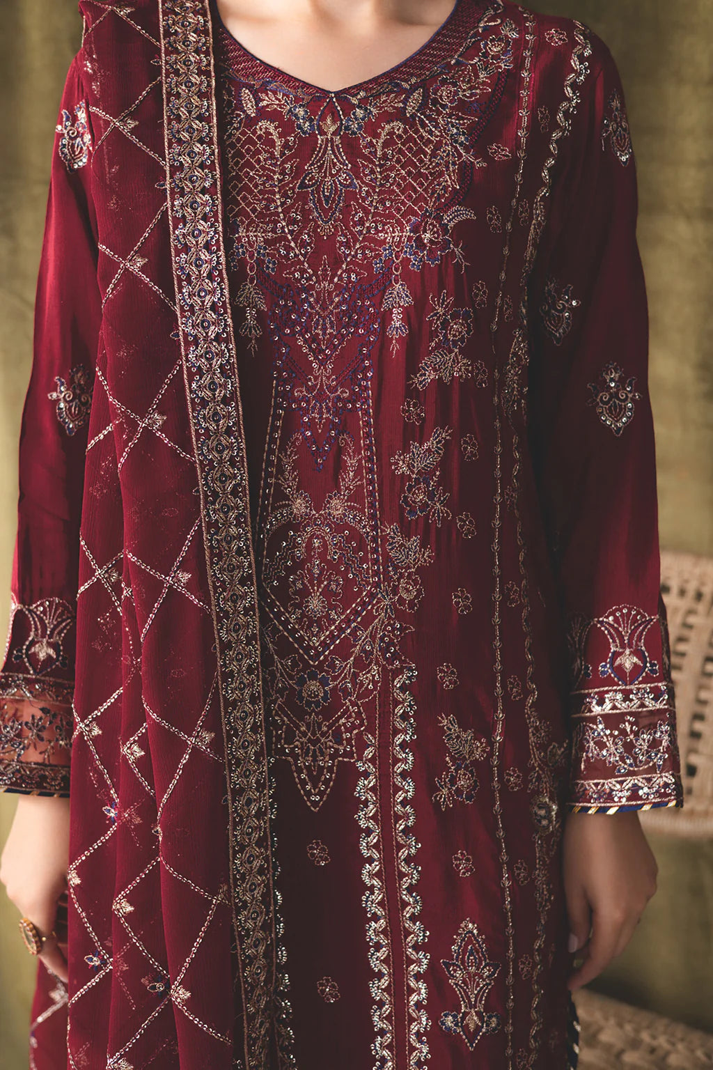RAMSHA | Aangan Luxury Rawsilk Vol 01. | AA-101