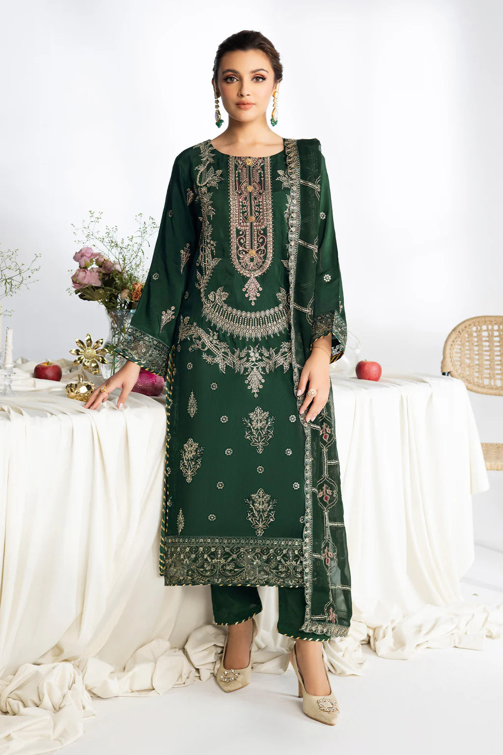 RAMSHA | Aangan Luxury Rawsilk Vol 01. | AA-107