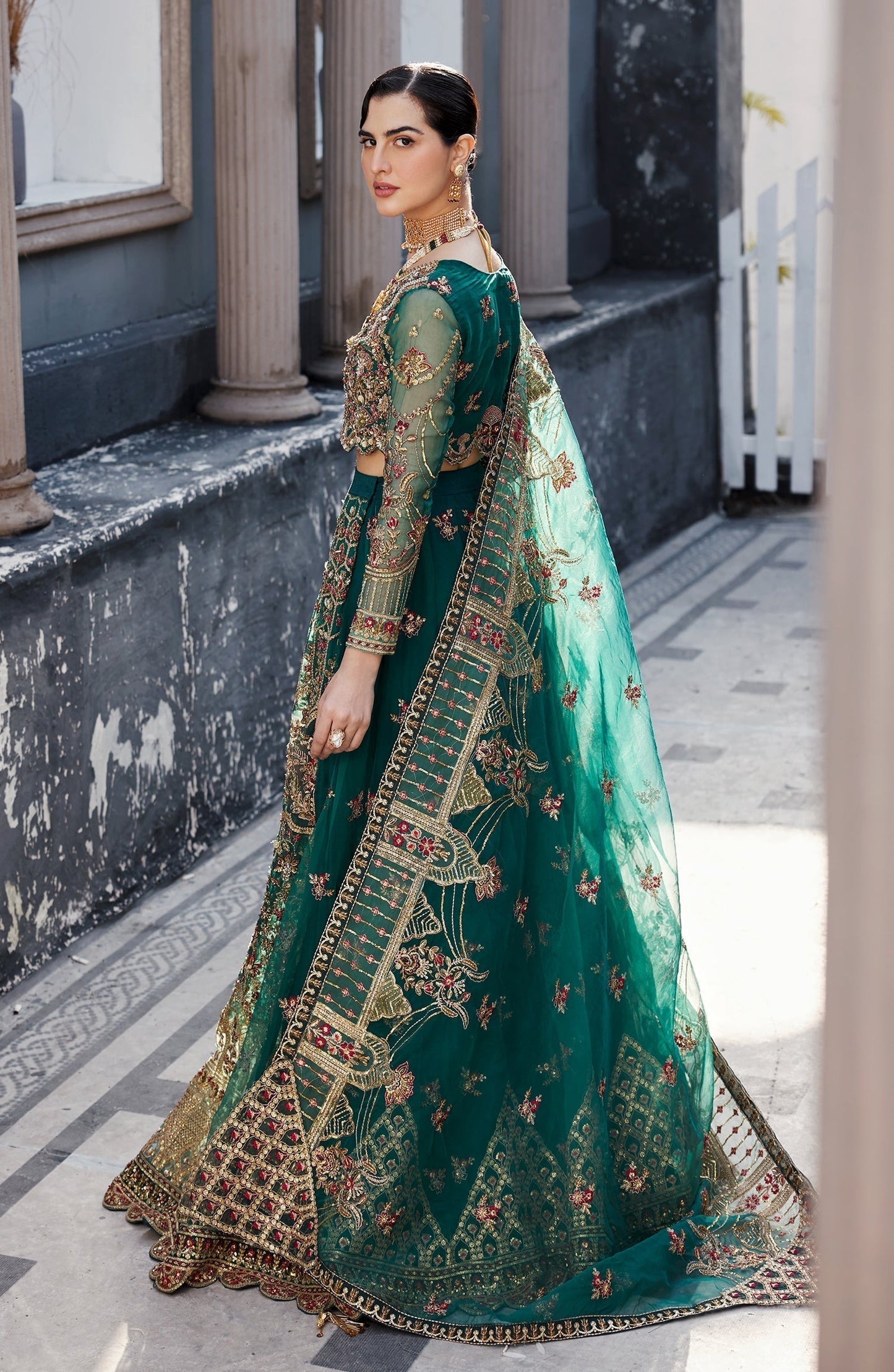 Emaan Adeel | Nawabzadi Wedding Dresses | LALEENA - House Of Anaya