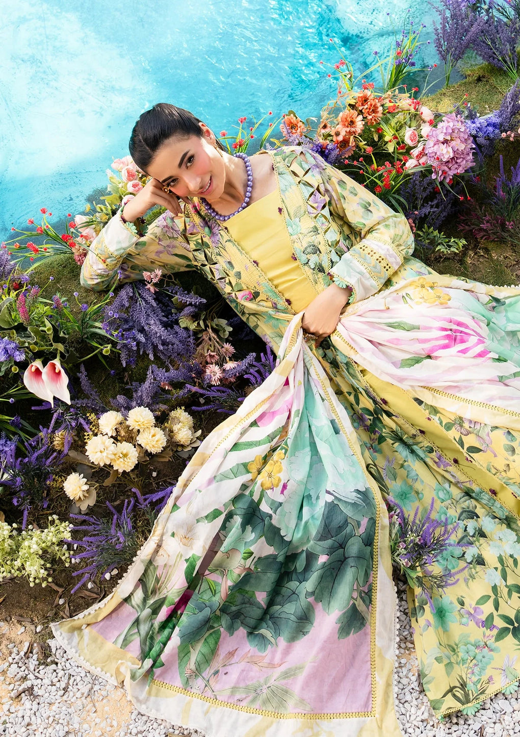 Elaf Premium | Prints 25 | EPS-7A DAISY FIELDS