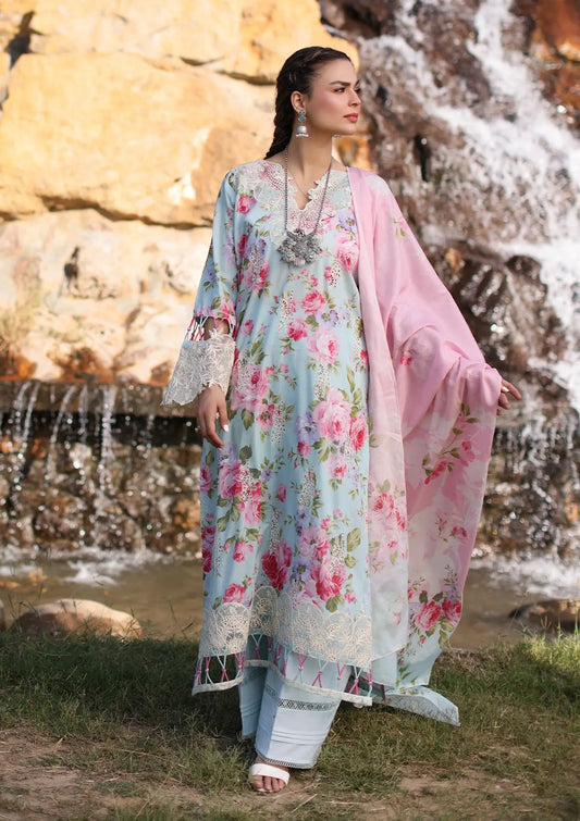 Elaf Premium | Prints Chikankari 24 | 04B GLACIELLA - House Of Anaya