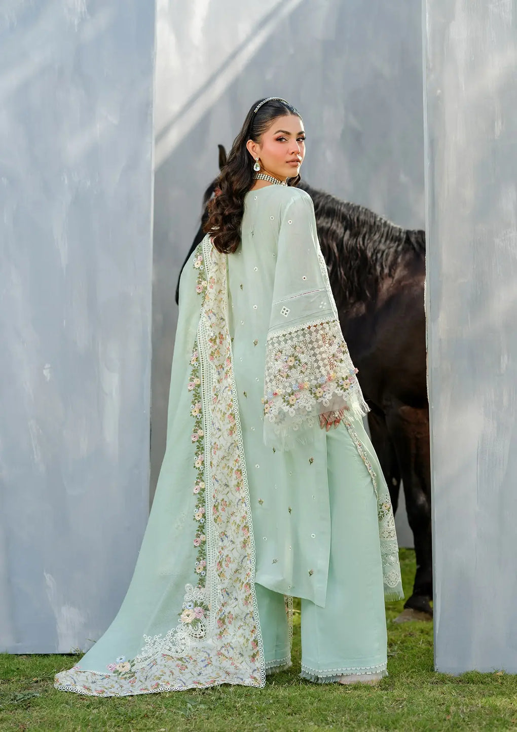 Elaf Premium | Luxury Lawn 25 | ELH-4B FROSTEL