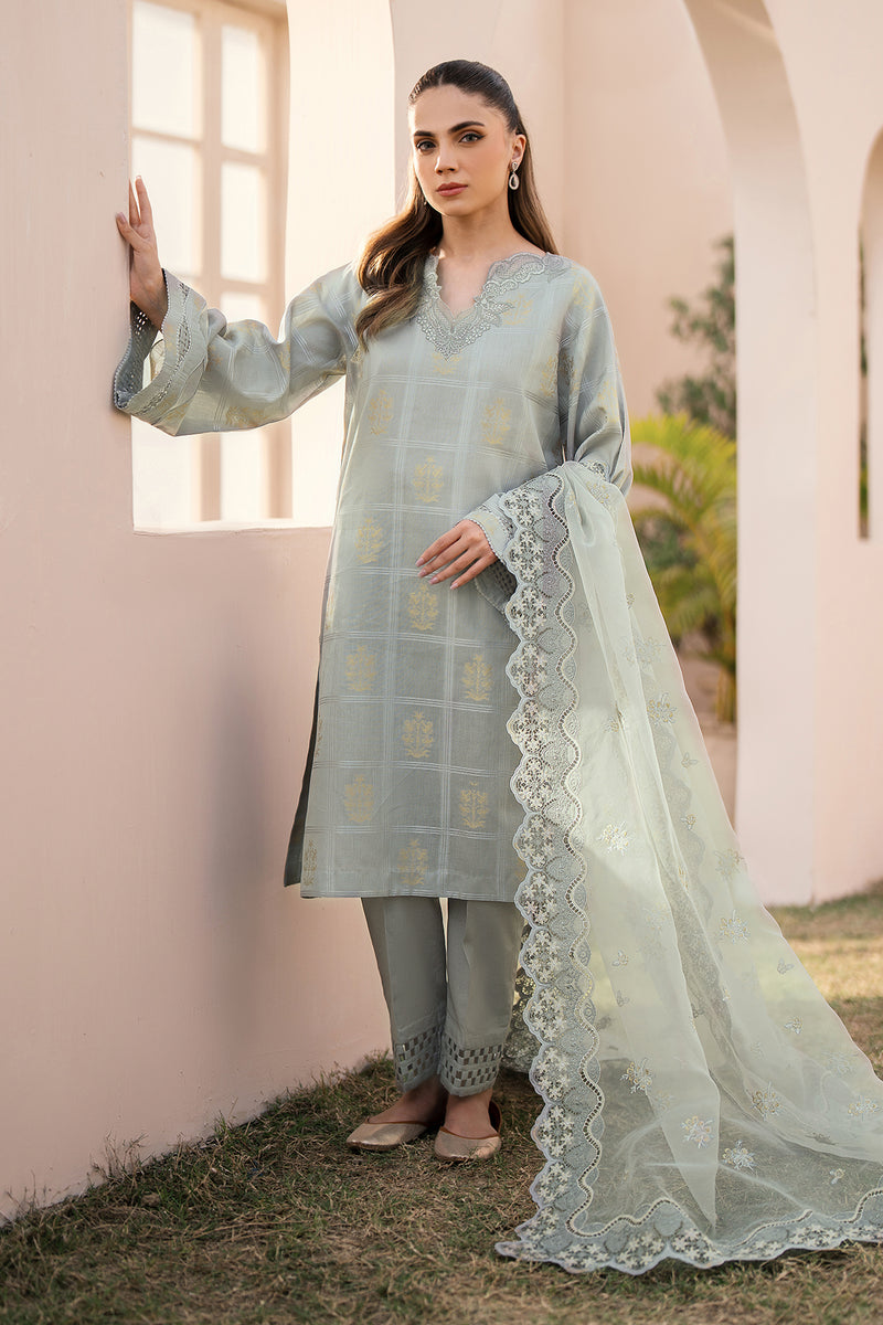 Baroque | Luxury Pret 24 | JACQUARD LAWN UF-603 - House Of Anaya