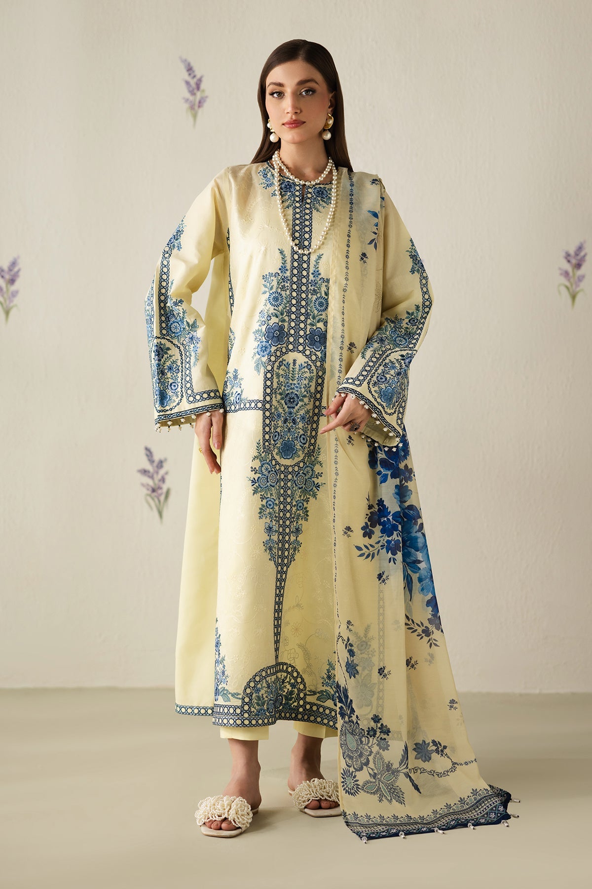 Baroque | Embroidered Lawn | SF-4432