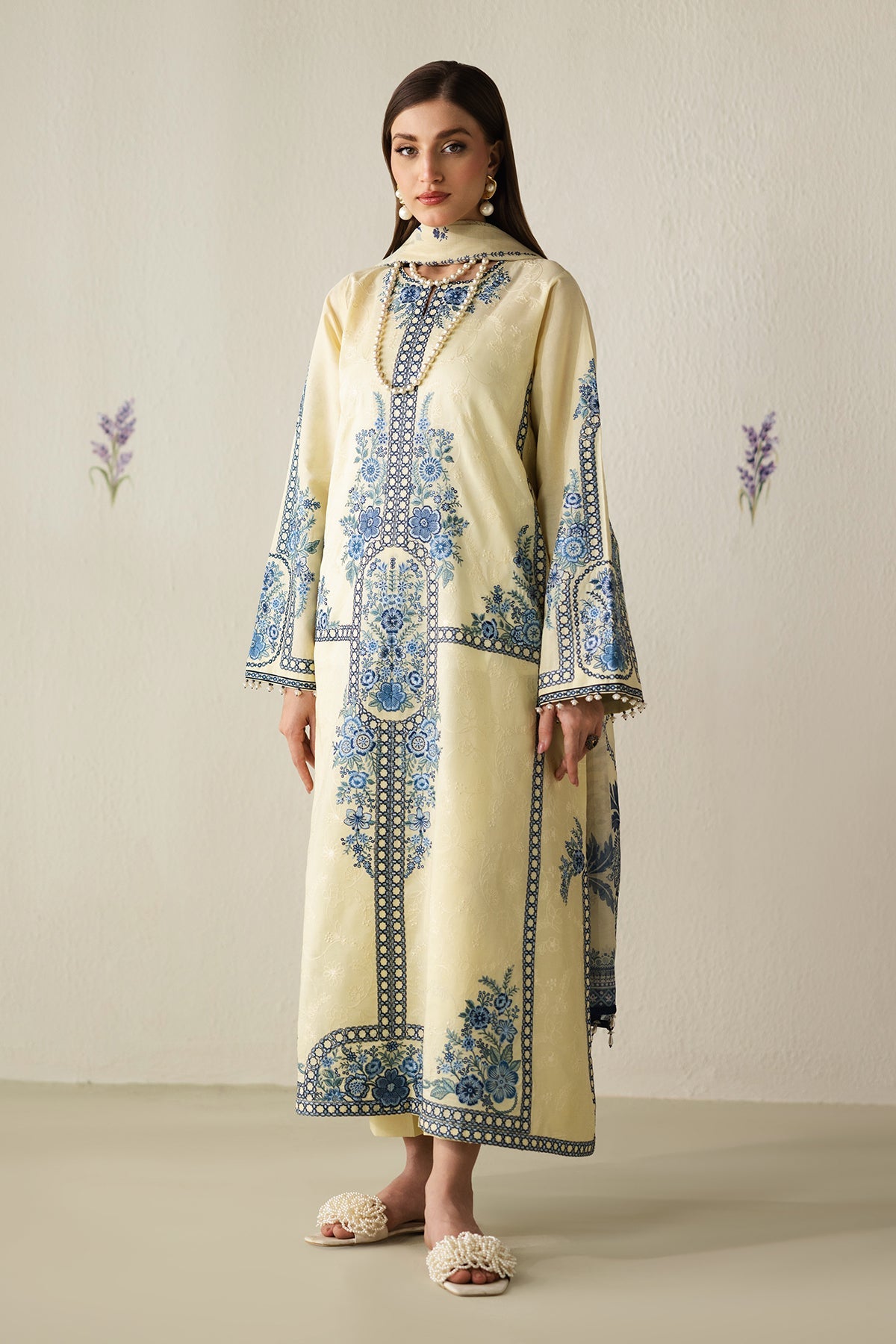 Baroque | Embroidered Lawn | SF-4432