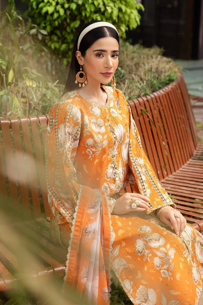 Alizeh | Sheen Lawn Prints 24 | SUNFLOWER - House Of Anaya