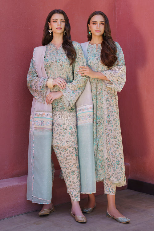 Baroque | Luxury Pret 24 | LAWN UF-577 - House Of Anaya