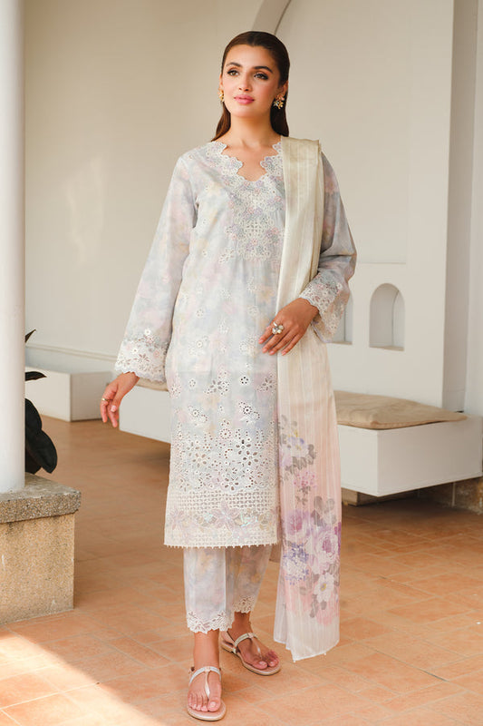 Baroque | Luxury Pret 24 | LAWN UF-657 - House Of Anaya