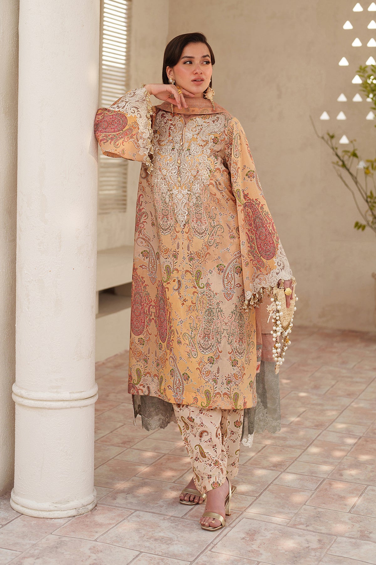 Baroque | Embroidered Lawn | SF-4403
