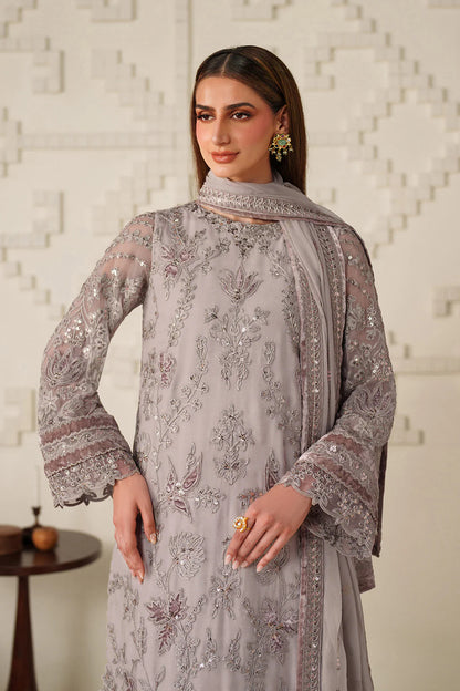 Iznik | Festive Formals | UE-618 Embroidered Chiffon